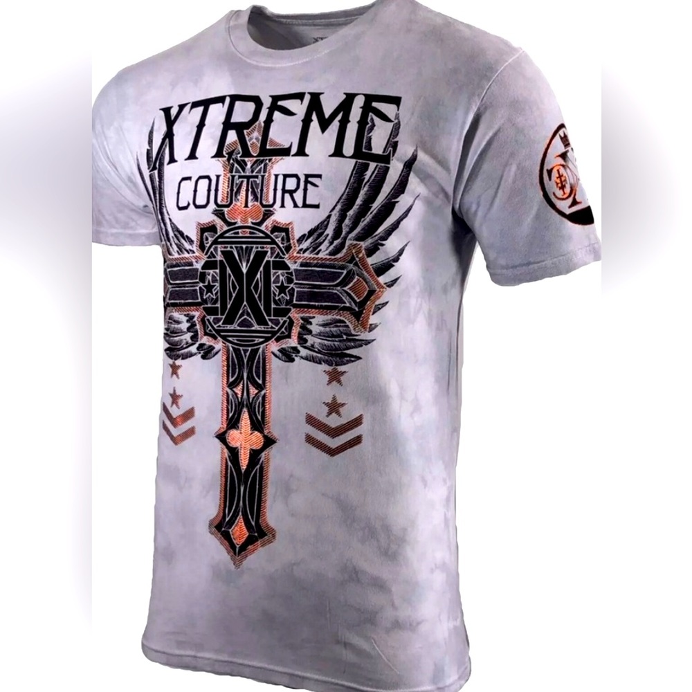 EXTREME COUTURE by AFFLICTION  Men’s Medium T-Shirt Faith & Trust